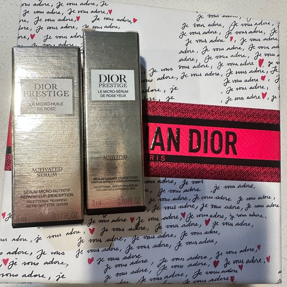 Dior Prestige Gold Duo travel size